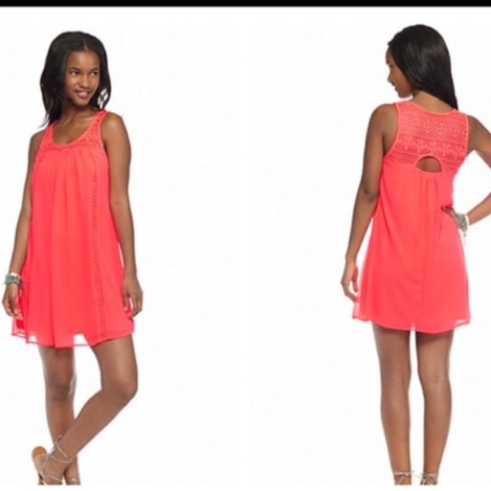 Coral/Peach Dress